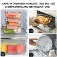 thumbnail image 5 of stusgo 12 Pcs Glass Storage Containers with Lids, Reusable for Kitchen Organization (12 Pcs,Pink), 5 of 9