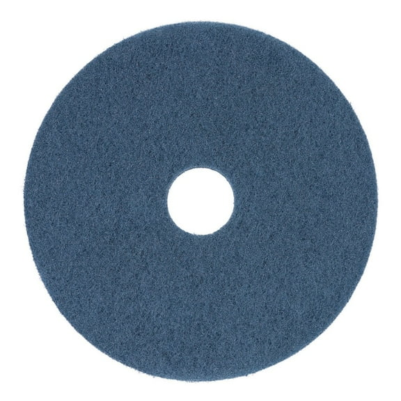 Boardwalk Standard Scrubbing Floor Pads 17" Diameter Blue 5/Carton 4017BLU