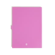 U Brands U-Eco 6 Pocket Expandable File Folder, Open Top Folder, Pink and Gray