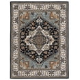thumbnail image 2 of Safavieh Heritage York Oriental Wool Area Rug, Navy/Ivory, 9' x 12', 2 of 11