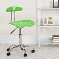 thumbnail image 4 of UrbanPro Plastic Swivel Computer Office Chair with Tractor Seat in Apple Green, 4 of 9