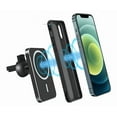 thumbnail image 6 of AALLC 15W Magnetic Wireless Car Charger with Air Vent Phone Holder, Black, 6 of 9