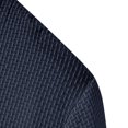 thumbnail image 5 of Domuza Mens Casual T-Shirts Classic Short Sleeve Knit Tees Summer Crewneck Solid Tee Shirts Navy 3XL, 5 of 5