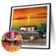 thumbnail image 2 of Wdftyju Taladro redondo completo Pintura de diamante Mar Atardecer Mosaico Dibujo de diamantes de imitación (B2833) Wdftyju 6pq4qh3uj9wy9rz1D02, 2 of 9