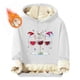 thumbnail image 1 of Sudadera con capucha para hombre, informal, a la moda, con estampado, de felpa, de manga larga, con bolsillo, de poliéster, 1 of 5
