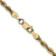 thumbnail image 3 of Auriga 14K Yellow Gold 4mm Extra-Light Rope Chain Bracelet 9 inch for Women, 3 of 6