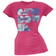 thumbnail image 1 of David Bowie - Striped Photo Logo Juniors T-Shirt, 1 of 1