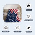 thumbnail image 5 of Yibo Living Patriotic Throw Blanket Baby Small 4th of July Memorial Day Fourth of July American Flag Blanket for Swaddle Toddler Pet Veteran Day Stars and Stripes Red White Blue Blanket, 5 of 6