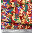 thumbnail image 3 of Soimoi Cotton Duck Fabric Leaves Artistic Print Fabric by Yard 56 Inch Wide, 3 of 3
