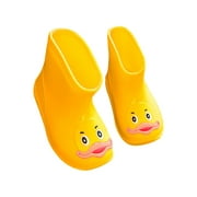 LowProfile Baby Shoes Toddler Kids Boys Girls Cartoon Rubber Waterproof Rain Rain Boots Shoes