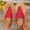 Red, variant on Miluxas Sandals Women Flat Shoes: Dressy Summer Bohemian Flats Shoes for Women Sandals Comfortable Ankle Strap Outdoor Walking White 9.5(43)