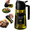 Black, variant on CXINYI 16 oz Glass Olive Oil Dispenser for Kitchen, 2 in 1 Oil Sprayer Bottle for Cooking, Salad, BBQ and Frying, Black