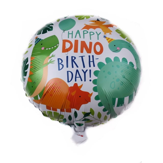 Globos de cumpleaños con temática de dinosaurios, Kit de decoración de habitación con globos, arreglo de ambiente, accesorios de fotos Kits de decoración para fiestas Elementos de dinosaurio Toystoory HA061033-05