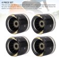 thumbnail image 4 of Roues et Roulements de Longboard, 4 Pcs Roues de Planche à Roulettes Remplacement Noyau Magnétique Friction Haute PU 55x45mm Roue de Planche à Roulettes Remplacement, 4 of 7