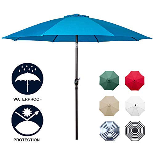 Sunnyglade 9 Patio Umbrella Outdoor, Patio Umbrella Pole Diameter