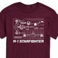 thumbnail image 3 of Star Wars - The Mandalorian N1 Starfighter - Men's Short Sleeve Graphic T-Shirt, 3 of 5