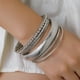 thumbnail image 4 of Xiao Hua Pulseras delicadas para mujer, modernas pulseras en capas, regalos apilables para mujer, 10 piezas, doradas F, 4 of 4