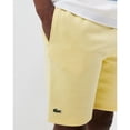 thumbnail image 3 of Men's Lacoste Yellow Sport Tennis Fleece Shorts - 7/2XL, 3 of 4