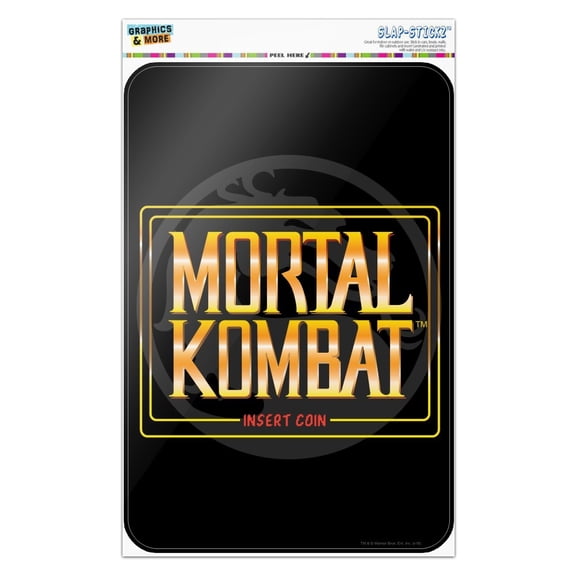Mortal Kombat Insert Coin Home Business Office Sign