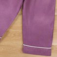 thumbnail image 4 of HFHAPW Girls Pajamas Satin Pajama Set Silky Pjs Long Sleeve Button Down Sleepwear Loungewear Sets for Kids,2-3 Y, 4 of 5