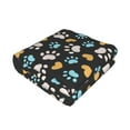 thumbnail image 3 of Throw Blanket for Couch Sofa and Bed, Paw Animal Soft Plush Throw Blanket, Fuzzy Cuteness Comfy Warm Washable Flannel Blanket Throws for All Season, 3 of 8