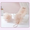 thumbnail image 5 of 2-in-1 Shower Pouf & Back Scrubber, Exfoliating Washcloth Towel with Suction Cup - Body Scrubber Exfoliator, Loofah Sponge, Men Women Net Sponge Rag for Use in Shower Bath Shower Scrubber, 5 of 6