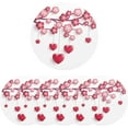 thumbnail image 7 of GZHJMY Round Braided Placemats Set of 4 Valentines Day Heart Round PVC Woven Place Mats Indoor Washable for Kitchen Dining Tables 15 inch Heat Resistant Round Table Mats, 7 of 7