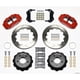 Wilwood 1988-1996 Chevrolet C4 Corvette Narrow Superlite 6R Front Hat Kit 12.88in Red main image 1