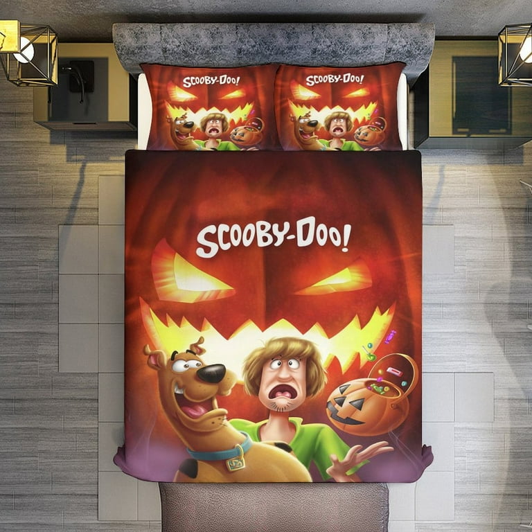 Scooby Doo Bedding Set Anime Bedding Set Cartoon Duvet Cover Set