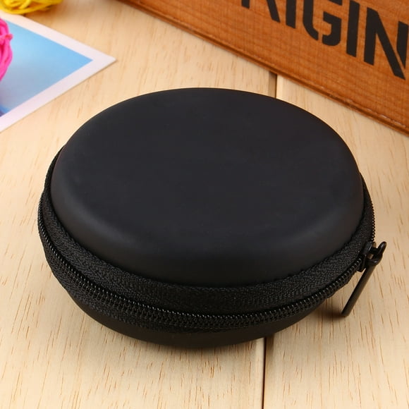 Earphone Round Bag, Unique Portable Earphone Case, Portable Fit Your Small Electronic Devices For Earphones Memory Cards