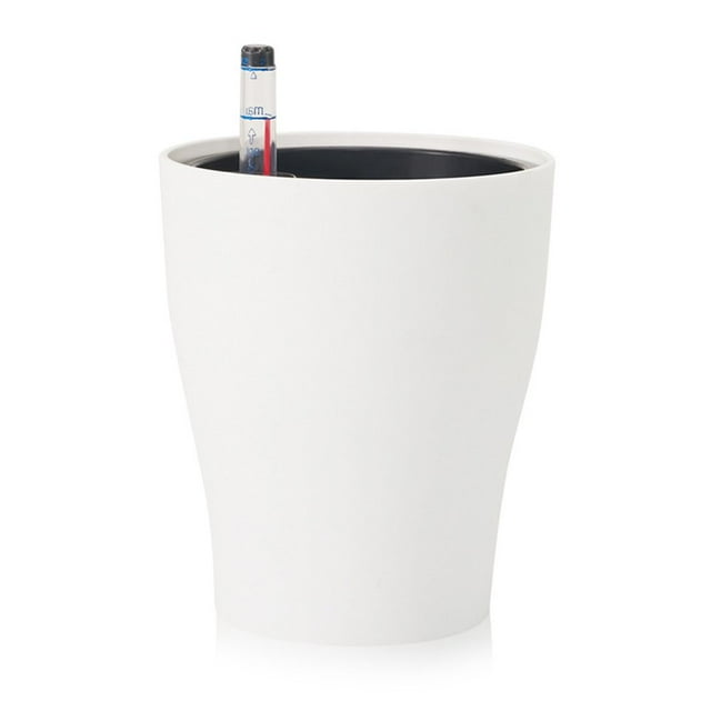Self Watering Planter 5.7inch Mini Flower Plant Pot With Water Level Indicator For Garden Home Decor
