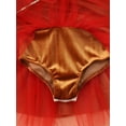 thumbnail image 6 of YiZYiF Kids Girls Christmas Gingerbread Dress Ballet Dance Tutu Dress Holiday Cookie Roleplay Party Dress Up Brown 10, 6 of 7