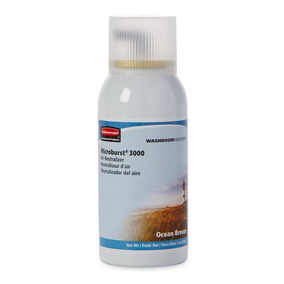 Microburst 3000 Refill Ocean Breeze, 2 oz Aerosol, 12/Carton