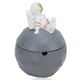 thumbnail image 2 of Cenicero de astronauta con temática de luna dorada, material de resina, cenicero portátil decorativo de gran capacidad con tapa para el hogar y la oficina, 2 of 15