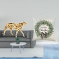 thumbnail image 2 of Adorno De Escultura De Guepardo Dorado Para Decoración Del Hogar, Oficina, Con Funda De Almohada Navideña, Funda De Cojín Para Sofá, Sofá, Interior, Coche, Mesa, Centro De Mesa., 2 of 8