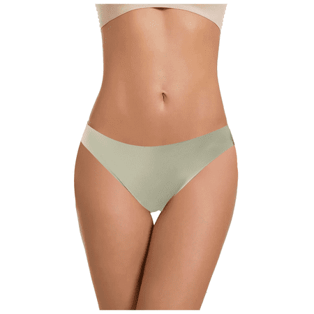 Fulorrnie Underwear for Women Seamless Hiphuggers Comfort Breathable Panties Sport Banded Waist Moisture Wicking Panty Green XL