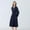 Navy, variant on Dyfzdhu Robes for Women Fleece Robe Soft Shawl Collar Bathrobe Plush Long Coat Bath Dress