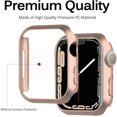 thumbnail image 2 of IBAOLEA Compatible IBAOLEA Watch 41mm Case Hard PC Frame Ultra-Thin Lightweight Woman Man Protective Bumper Shell Case for IBAOLEA Watch Series 7 41mm(Rose Gold) Rose Gold 41mm, 2 of 8