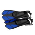 thumbnail image 1 of Aletas De Natación Buceo Natación Aletas Adultos Deportes acuáticos Entrenamiento Pie Aletas (Azul S/M) Likrtyny Para Estrenar, 1 of 4