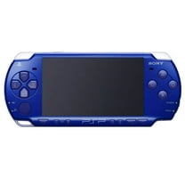 Restored Playstation Portable PSP 2000 Gaming Console with Retrofam Charging Cable, Metallic Blue (Refurbished)