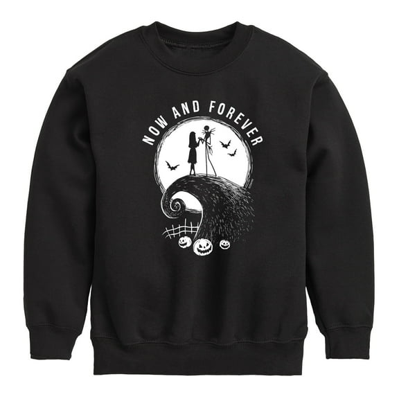 The Nightmare Before Christmas - Now And Forever - Youth Crewneck Fleece Sweatshirt