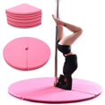 thumbnail image 4 of Estera plegable para baile en barra, almohadillas para gimnasia redondas, estera de protección antideslizante anticaída para baile en barra, estera de seguridad para Yoga y gimnasio, 4 of 5