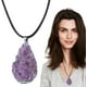 thumbnail image 1 of Collar de Amatista | Colgante de racimo de Amatista Natural,Regalos de la joyería de la energía del cumpleaños del día de San Valentín de los Hombres de Las Mujeres, 1 of 1