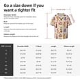 thumbnail image 5 of Honeii Dogs In Different Poses for Men's Short-Sleeved Button-Up Collared Shirt Featuring A Pocket, Perfect for Beach Vacations, And Travel Adventures-Medium, 5 of 5