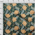 thumbnail image 3 of oneOone Viscose Chiffon Peach Fabric Tropical Floral Fabric For Sewing Printed Craft Fabric By The Yard 42 Inch Wide, 3 of 4