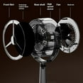 thumbnail image 4 of Portable Smoke Filter, Portable Smoke Purifier, Indoor Smoking Smoke Exhaust Fan, Indoor Kitchen Mini Fan Portable Range Hood, (White Plug), Standard, 4 of 7