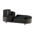 thumbnail image 1 of Organizador de maquillaje giratorio de 360 degree, contenedor de almacenamiento de escritorio, soporte multifuncional para brochas de maquillaje, decoración Estilo D, 1 of 9