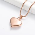 thumbnail image 4 of Heart Urn Necklace for  Human Ashes Stainless Steel Pet Memorial Cremation Jewelry  W/ Funnel Filler Memorial Jewelry Gifts for Men Women -A Piece of My Heart Lives in Heaven, 4 of 6