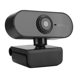 USB Web Camera, HD Computer Webcam, 1080P Computer Webcam, Free-drive For Video Conference PC Desktop Black