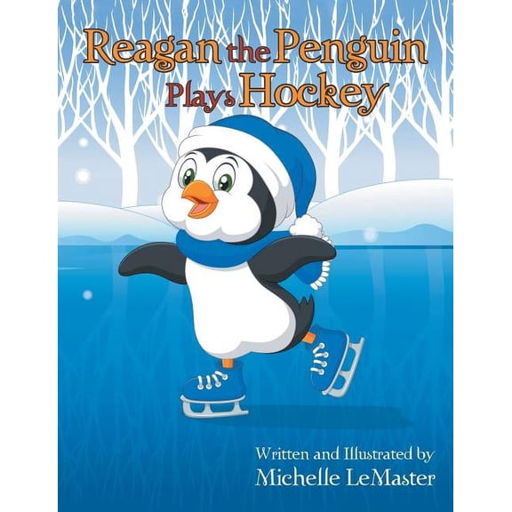 Reagan the Penguin Plays Hockey